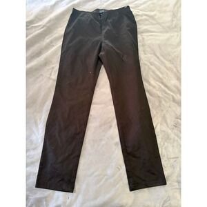 FDJ French Dressing Jeans Womens Black Straight Leg Trousers Size 10 Dress Pants